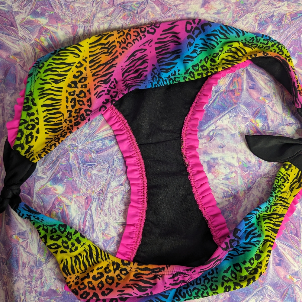 Rainbow Leopard Bikini Bottom - Picture 5 of 5